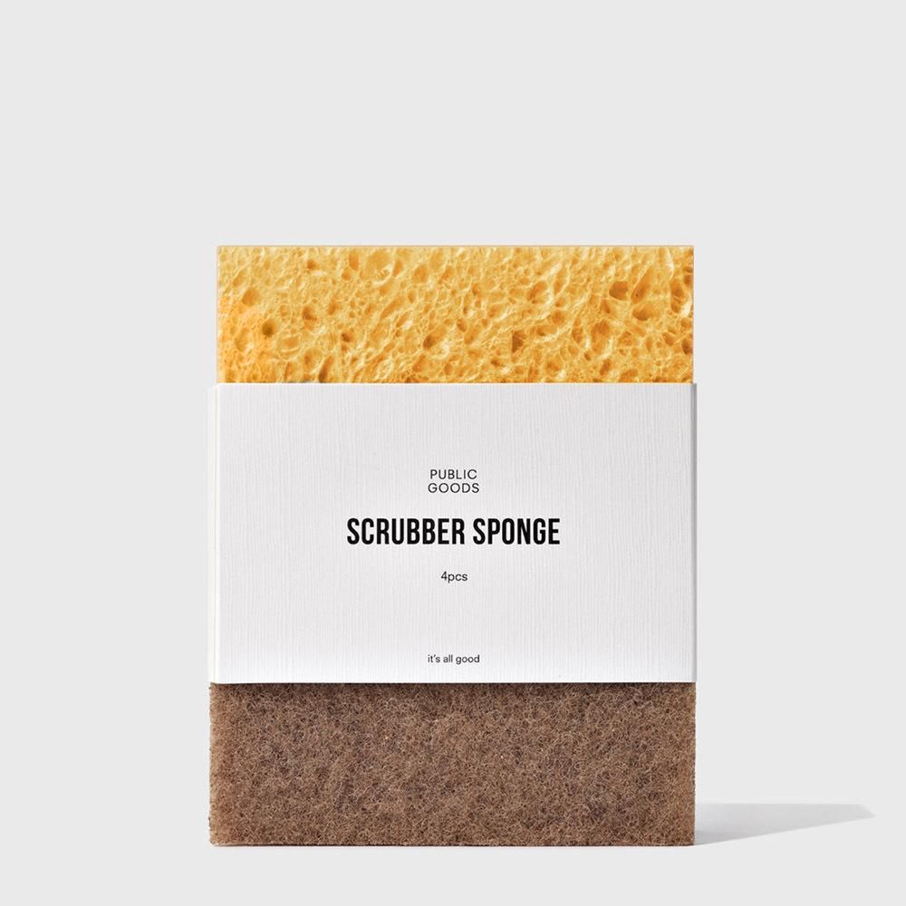 Walnut Scrubber Sponge | Public Goods