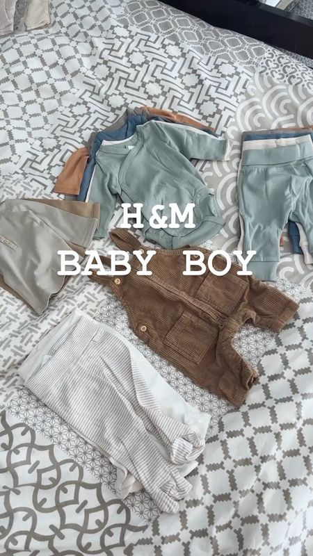 H&m baby boy basics! 
H&M baby tends to run big! In hot newborn sizes B and they should be plenty big for the babies

#LTKunder50 #LTKbaby #LTKfamily