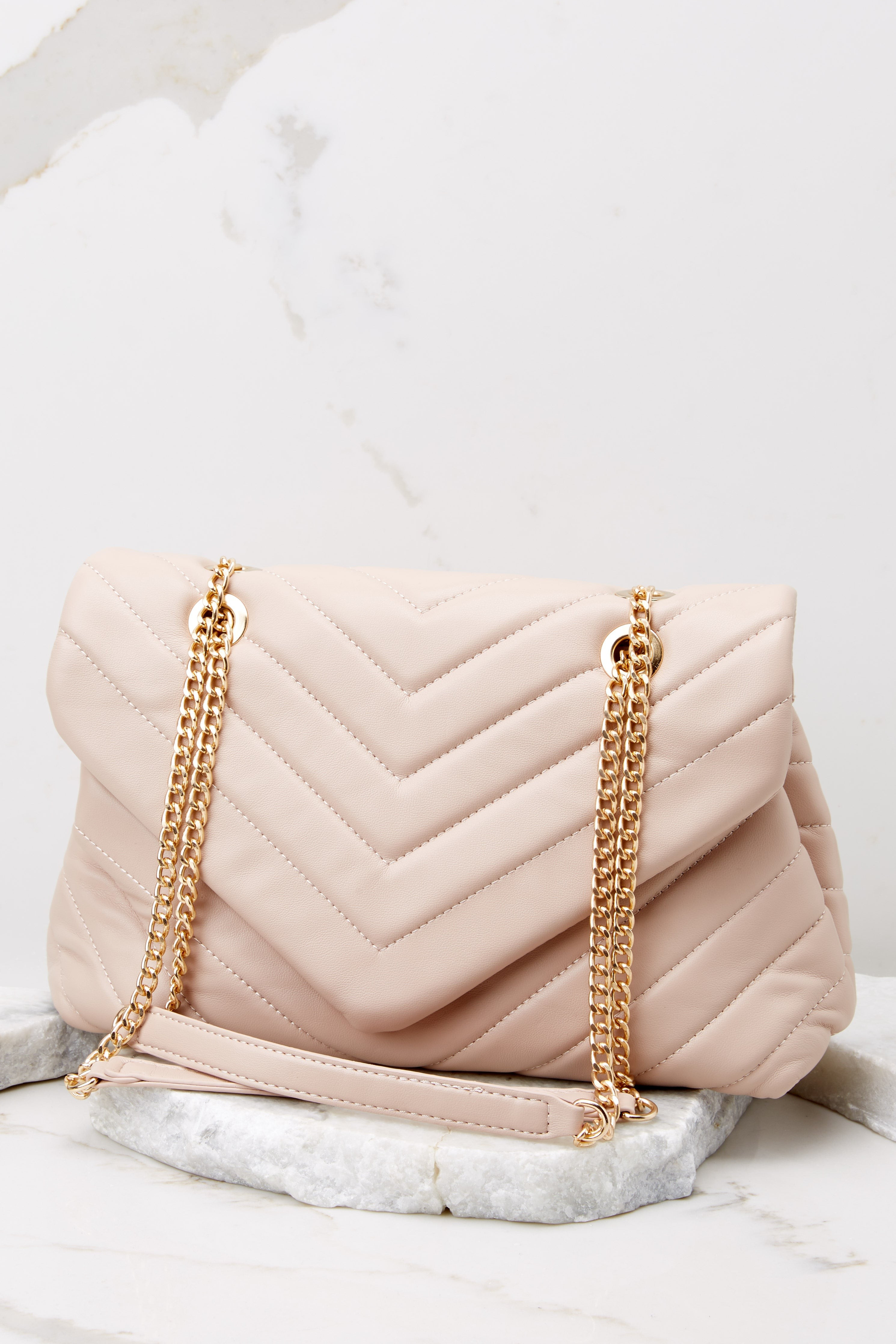 Power Through It Natural Crossbody Bag | Red Dress 