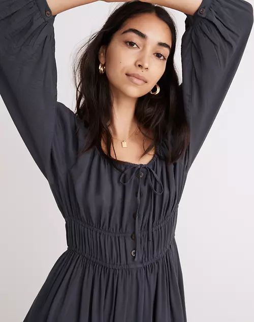 Twill Sophia Midi Dress | Madewell