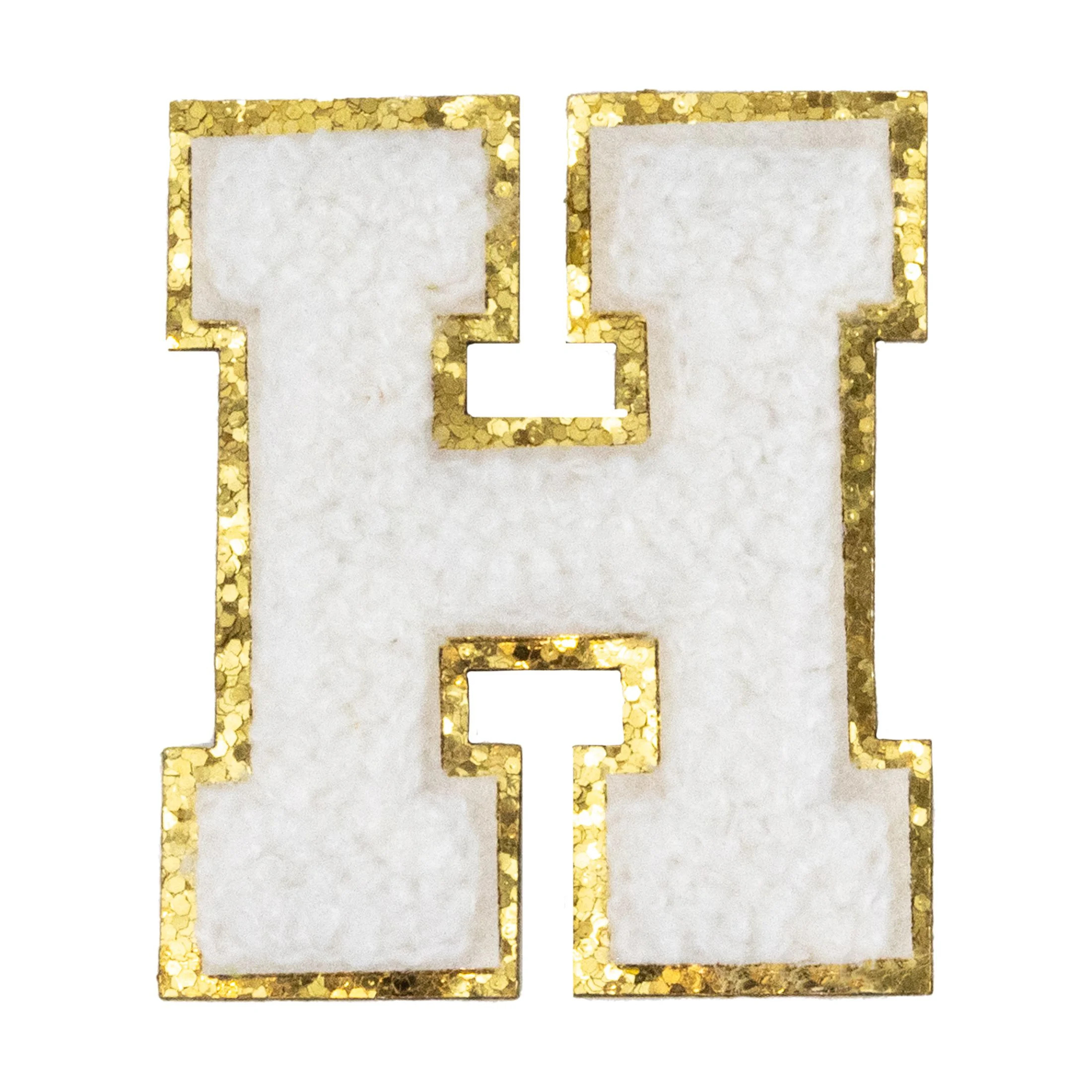 Hello Hobby Chenille H White Patch | Walmart (US)