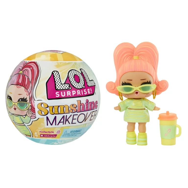 LOL Surprise Sunshine Makeover with 8 Surprises, UV Color Change, Accessories, Limited Edition Do... | Walmart (US)