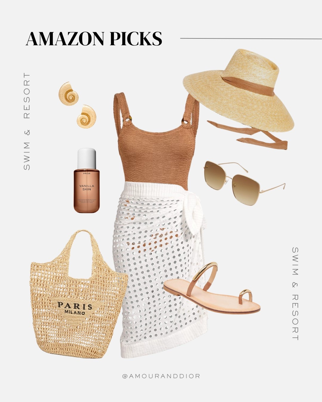 Amazon Resortwear: swimsuit, vacation outfit, Resortwear , beach hat, sun hat, toe ring sandals, beach outfit, pool outfit, resort wear styling

#LTKBeauty #LTKTravel #LTKSwim
