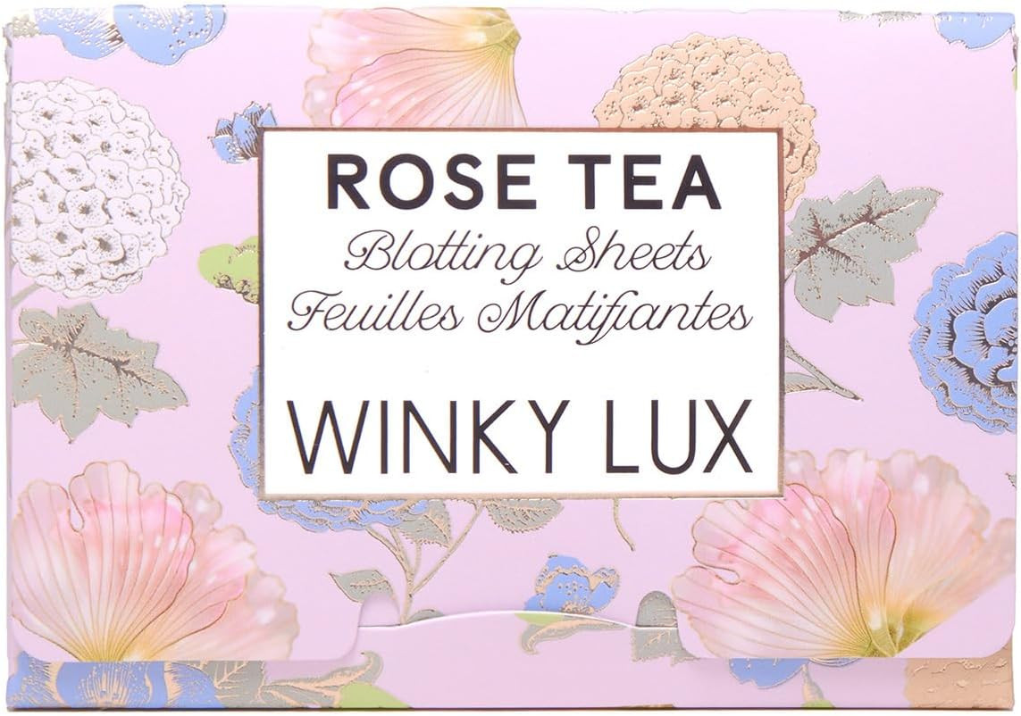WINKY LUX Rose Tea Oil Blotting Sheets - Absorb Oil & Reduce Shine | Amazon (US)
