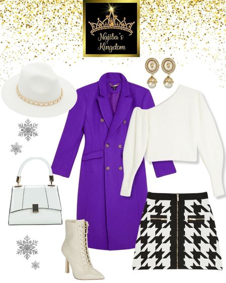 Winter Look with a purple coat#PurpleStyle 

#LTKSeasonal #LTKstyletip #LTKeurope