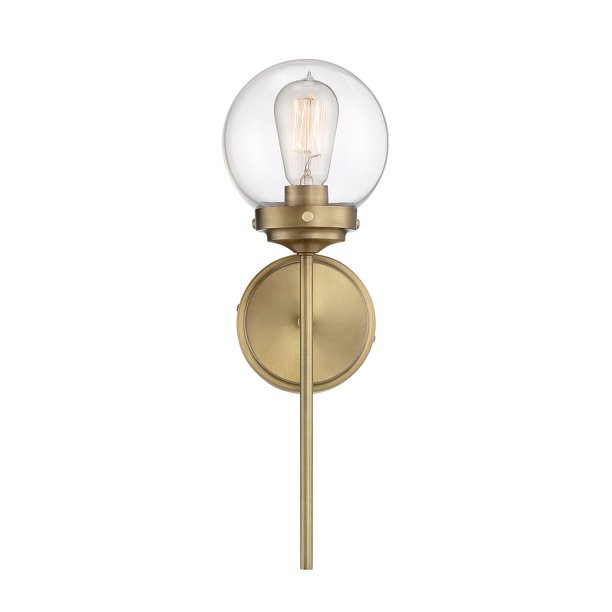 Trade Winds Lighting TW110030-NB Windsor 18" Wall Sconce in Natural Brass - Walmart.com | Walmart (US)
