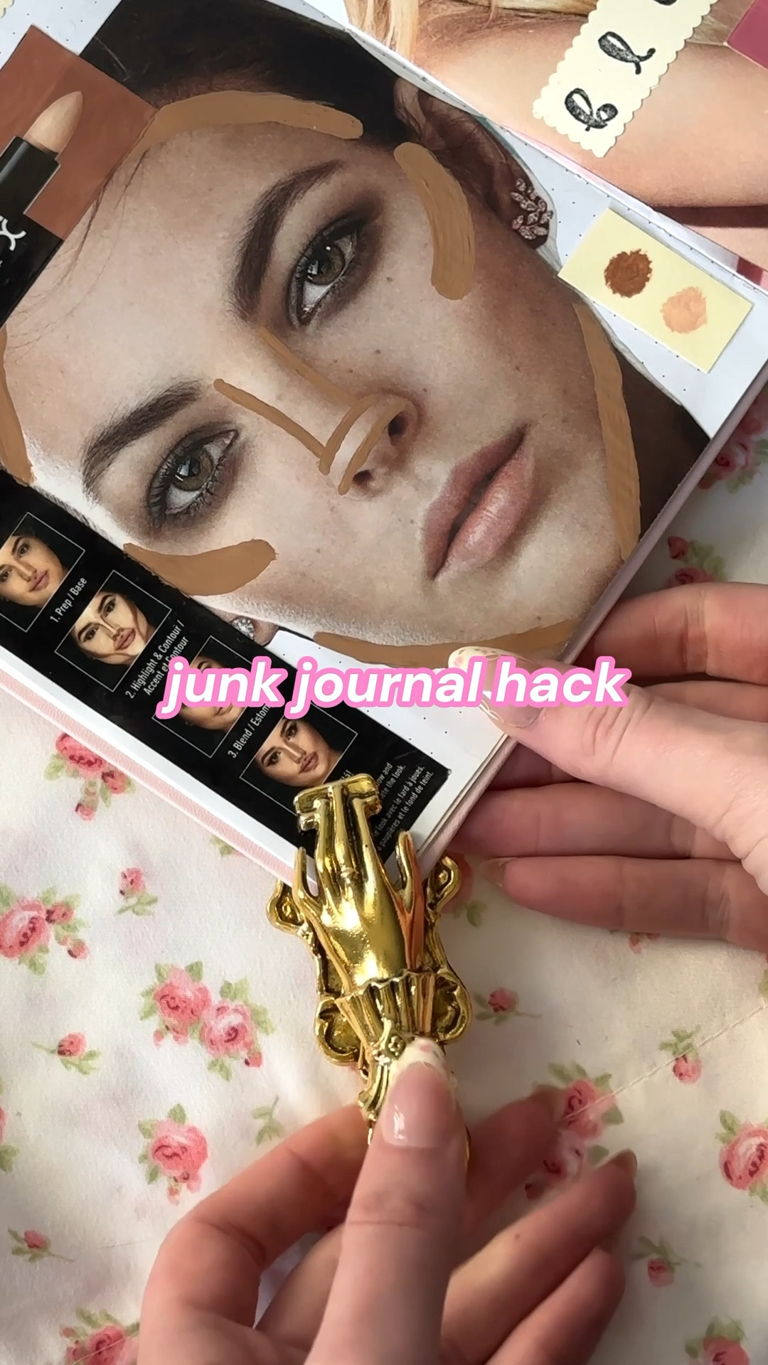 this hand journal clip would've been perfect for my makeup junk journal - so much cuter than a binder clip! 💕
#junkjournal #junkjournalideas #makeupjournal #journalwithme #pinterestaesthetic 

#LTKvlog #LTKSeasonal #LTKMothersDay
