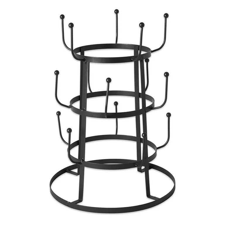 Home Traditions 3 Tier Countertop or Pantry Vintage Metal Wire Tree Stand for Coffee Mugs, Glasse... | Walmart (US)
