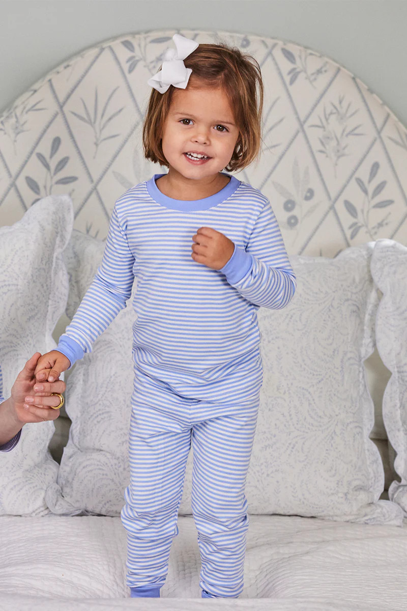 Kids Long-Long Set in Hydrangea | Lake Pajamas