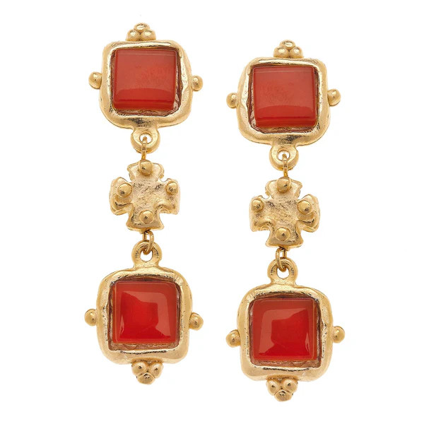 Charlotte Deux Tier Earrings | Susan Shaw