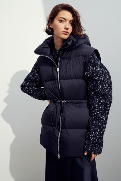 Doudoune sans manches en duvet | H&M (FR, IT, ES, PT, BE)