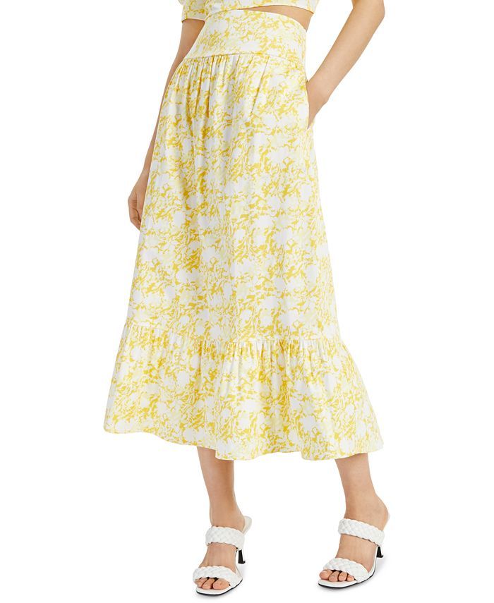 INC Printed A-Line Tiered Skirt, Created for Macy's | Macys (US)