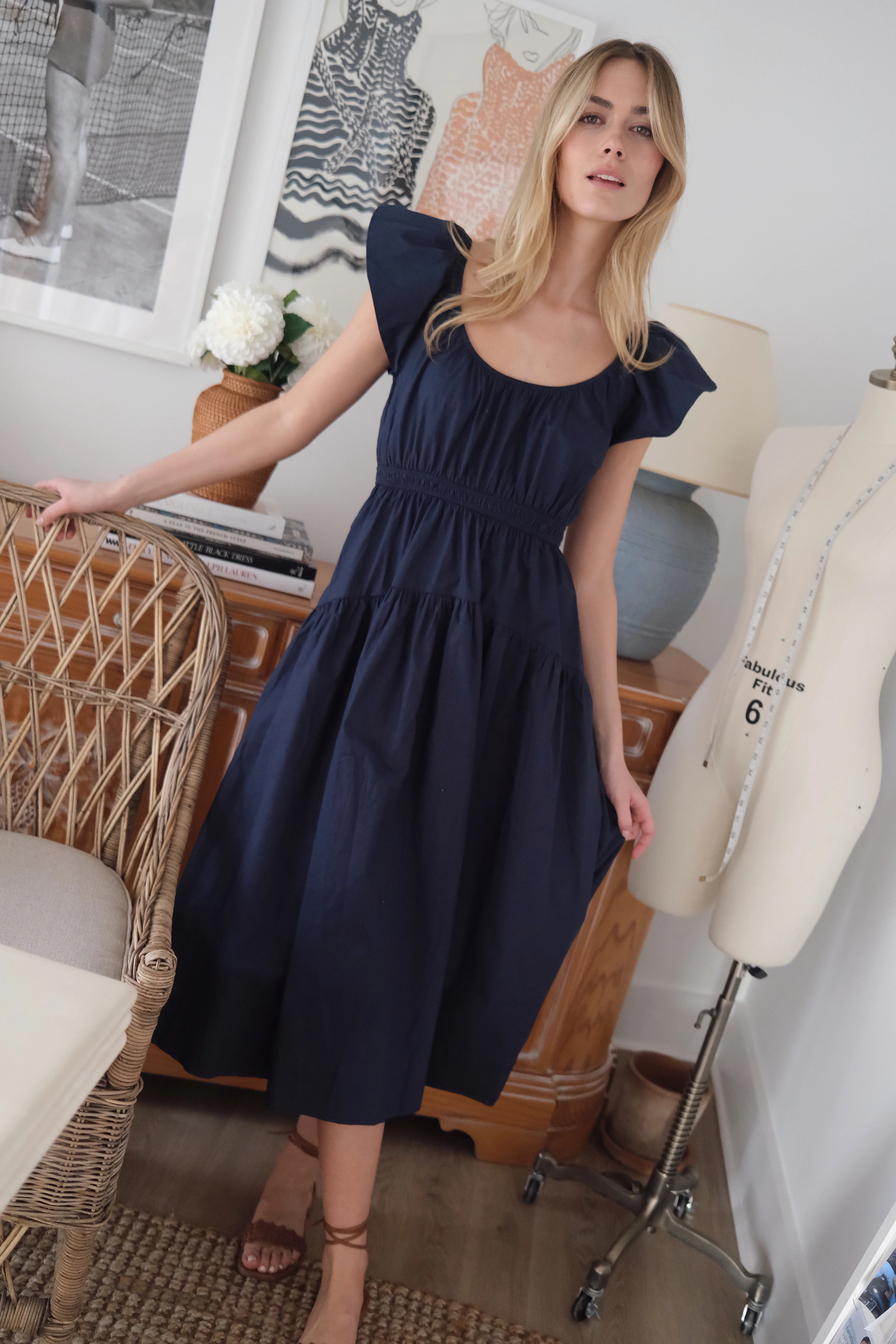 Jane Dress - Navy | Marea