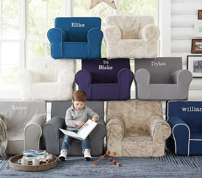 Kids Anywhere Chair®, Charcoal | Pottery Barn Kids