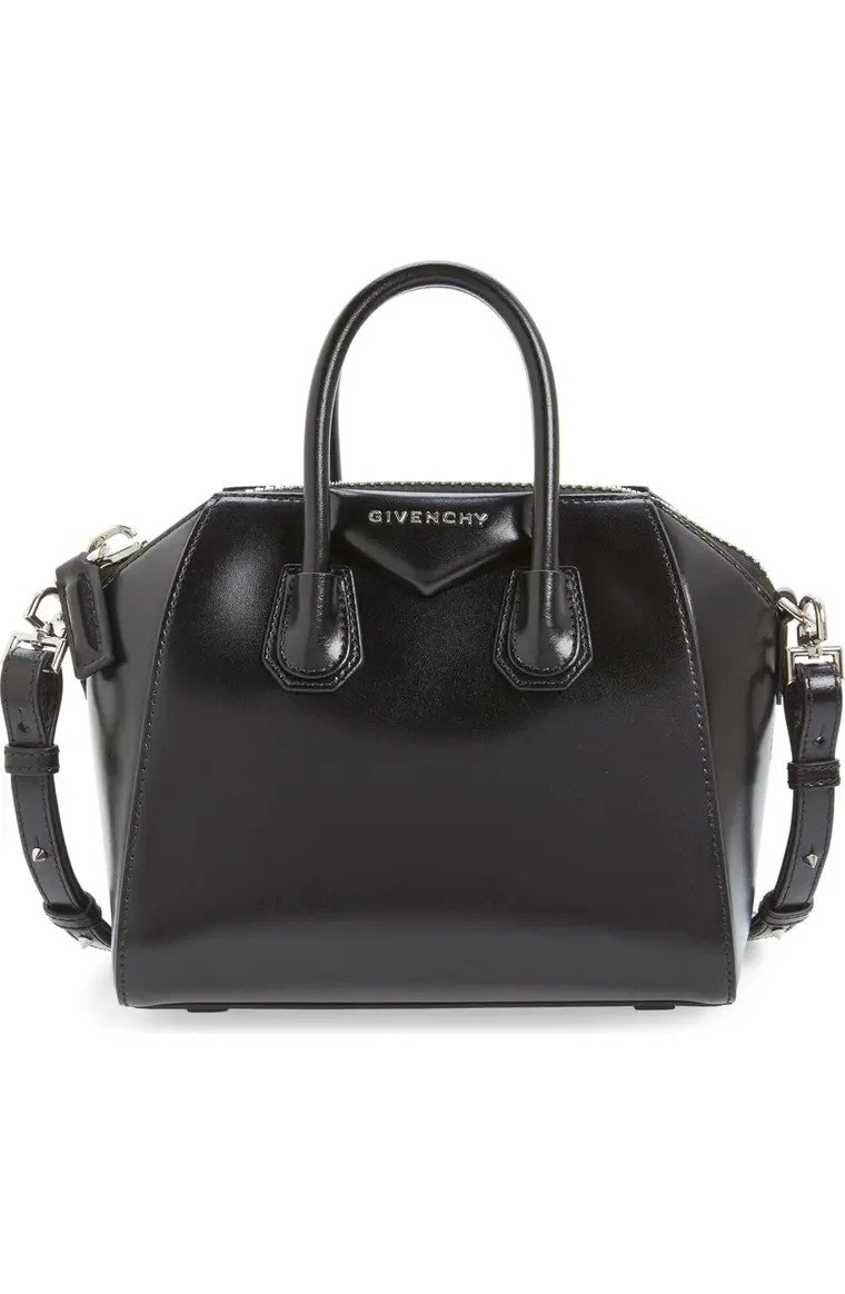 'Mini Antigona' Box Leather Satchel | Nordstrom