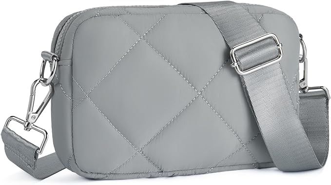 Telena Quilted Crossbody Bags for Women Puffer Bag Purse Lightweight Design Shoulder Bag | Amazon (US)