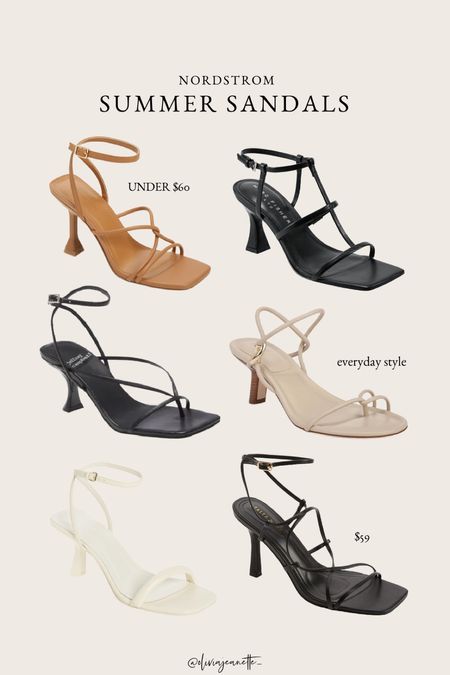 Summer sandals I’m loving fell
 Nordstrom!

#LTKfindsunder100 #LTKSeasonal #LTKshoecrush