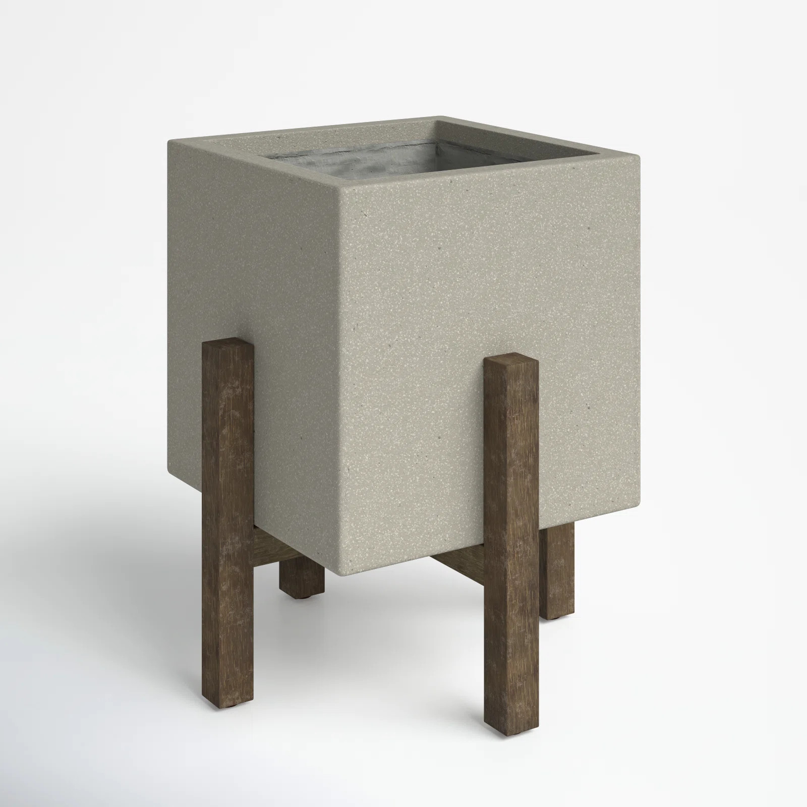 Habra Square Standing Pot Planter | AllModern