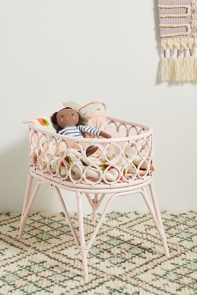 Wicker Doll Bassinet | Anthropologie (US)