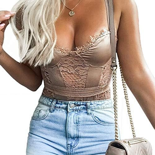 VEMO Lingerie for Women Floral Lace Sheer Teddy Bodysuit Bridal Lingerie One Piece Sleepwear | Amazon (US)