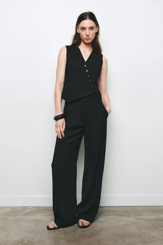 ZW COLLECTION STRAIGHT LEG PANTS | Zara US