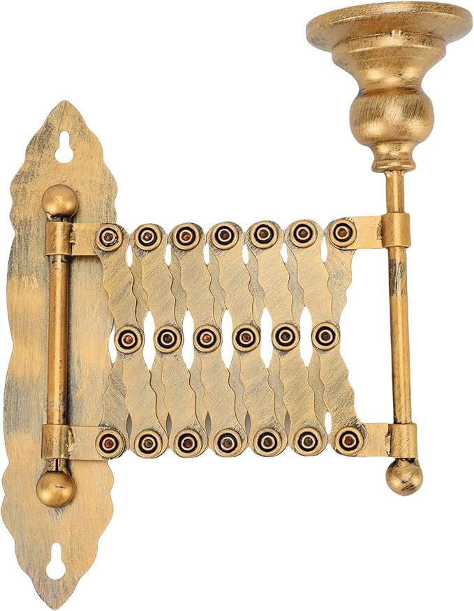 Extending Taper Candle Holder, Vintage Metal Expanding Taper Candle Holder, Antique Wall Mounted ... | Amazon (US)