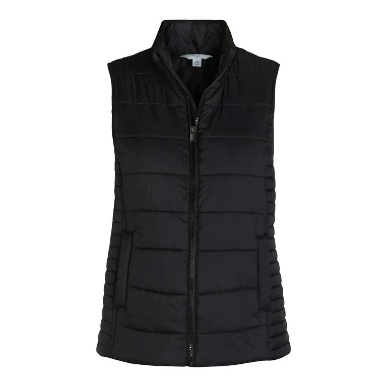 Time and Tru Women's and Women's Plus Puffer Vest, Sizes XS-3X | Walmart (US)