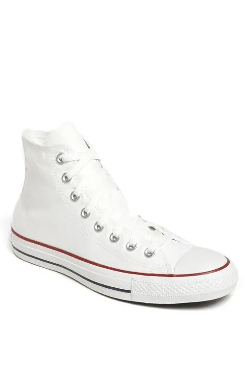 Converse Chuck Taylor® All Star® High Top Sneaker in Optic White at Nordstrom, Size 10 Women's | Nordstrom