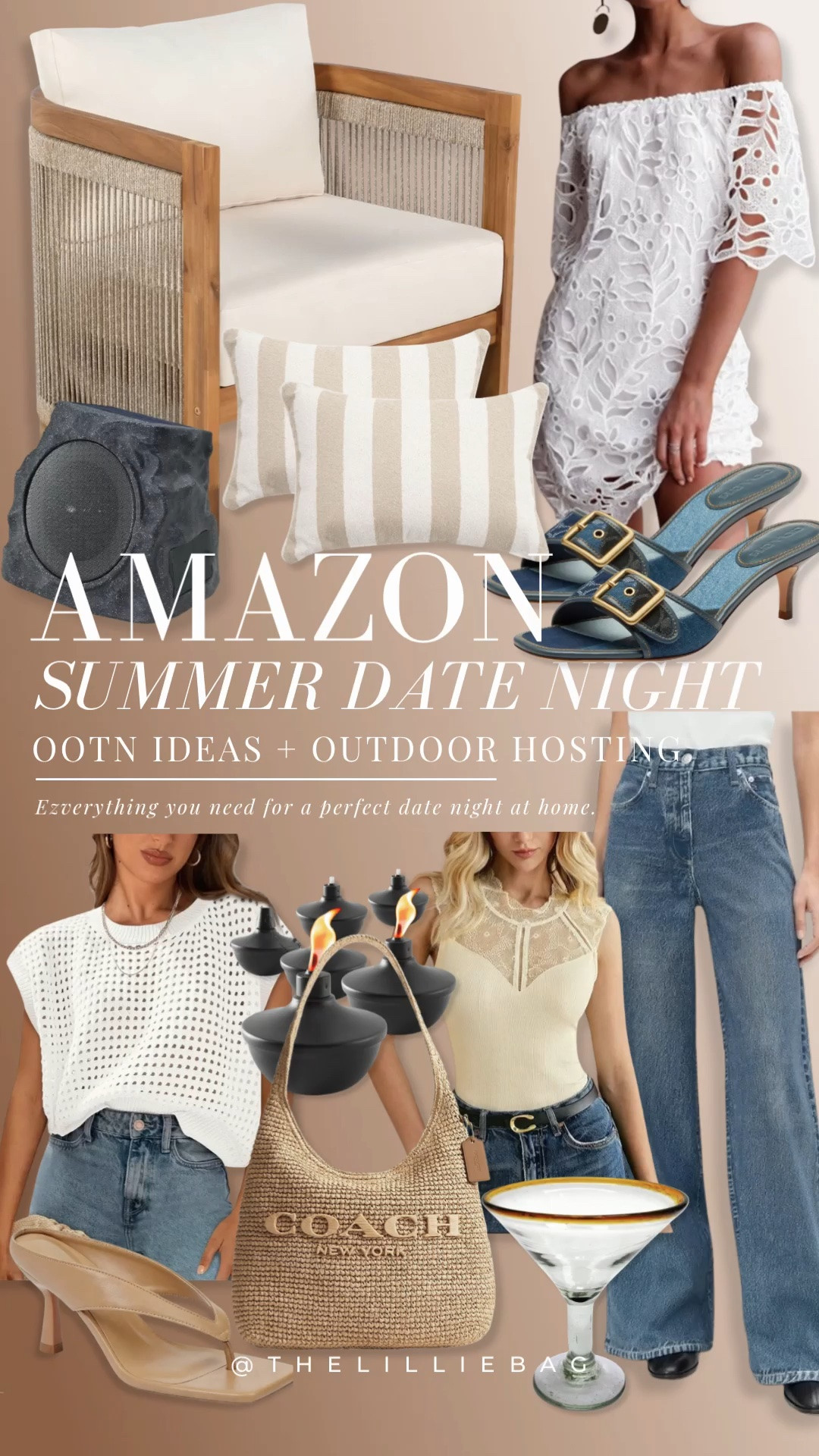Amazon summer date night

OOTN ideas mixed with outdoor hosting favorites 🙌🏼 easy denim, elevated tops, chic heels, and all the little pieces that make summer nights feel extra special

The perfect mix of cozy at-home vibes + effortless summer style ☀️ everything is linked on my LTK!

amazon finds, date night outfit, summer outfits, outdoor hosting, denim outfits, casual chic, summer decor, spring outfits 2026