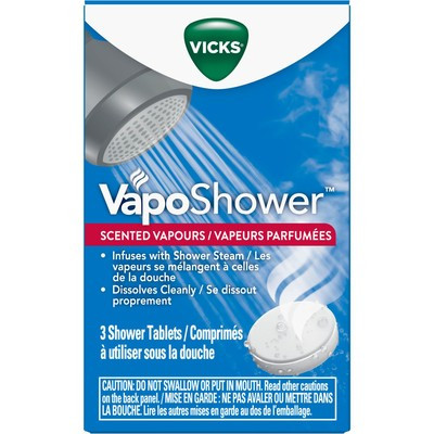 Vicks VapoShower Aromatherapy Shower Bomb, Scented Vicks Vapour Steam, 3ct | Shoppers Drug Mart - Beauty
