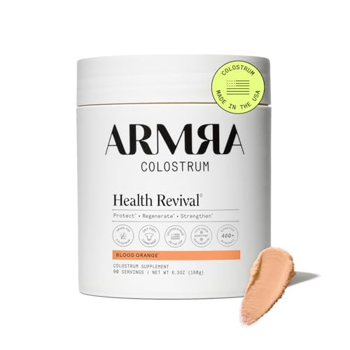 ARMRA Colostrum Powder, Blood Orange, 90 Serving Jar | Amazon (US)