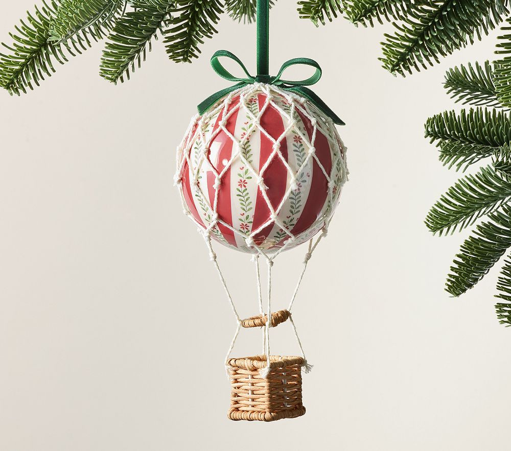 Riley Sheehey Hot Air Balloon Ornament | Pottery Barn Kids