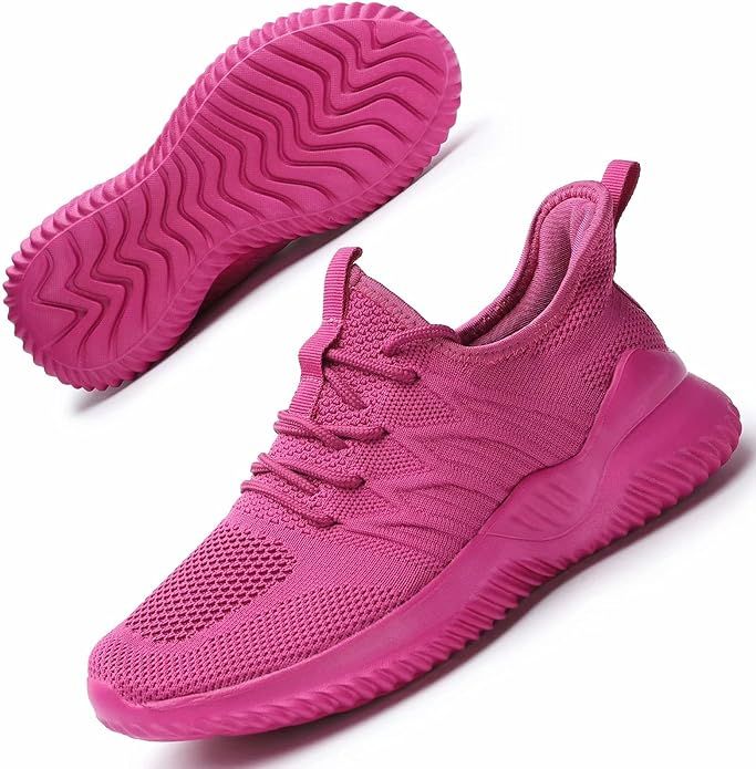 Women's Running Shoes Ladies Slip on Tennis Walking Sneakers Lightweight Breathable Comfort Work ... | Amazon (US)