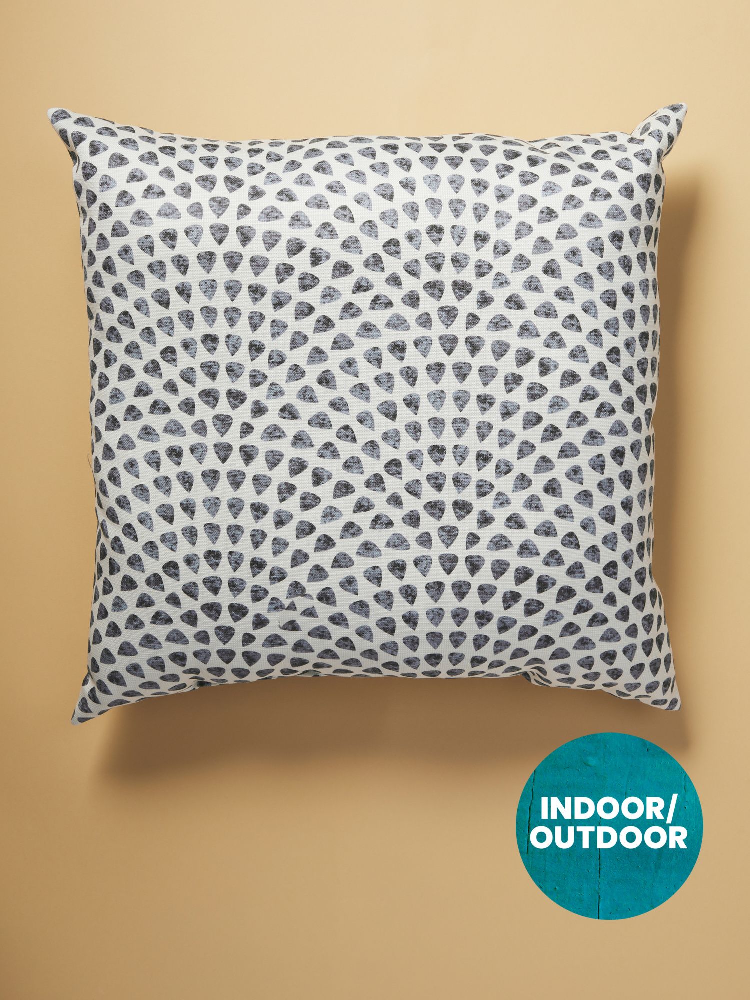 20x20 Indoor Outdoor Tile Print Italian Fabric Pillow | Outdoor Pillows | HomeGoods | HomeGoods