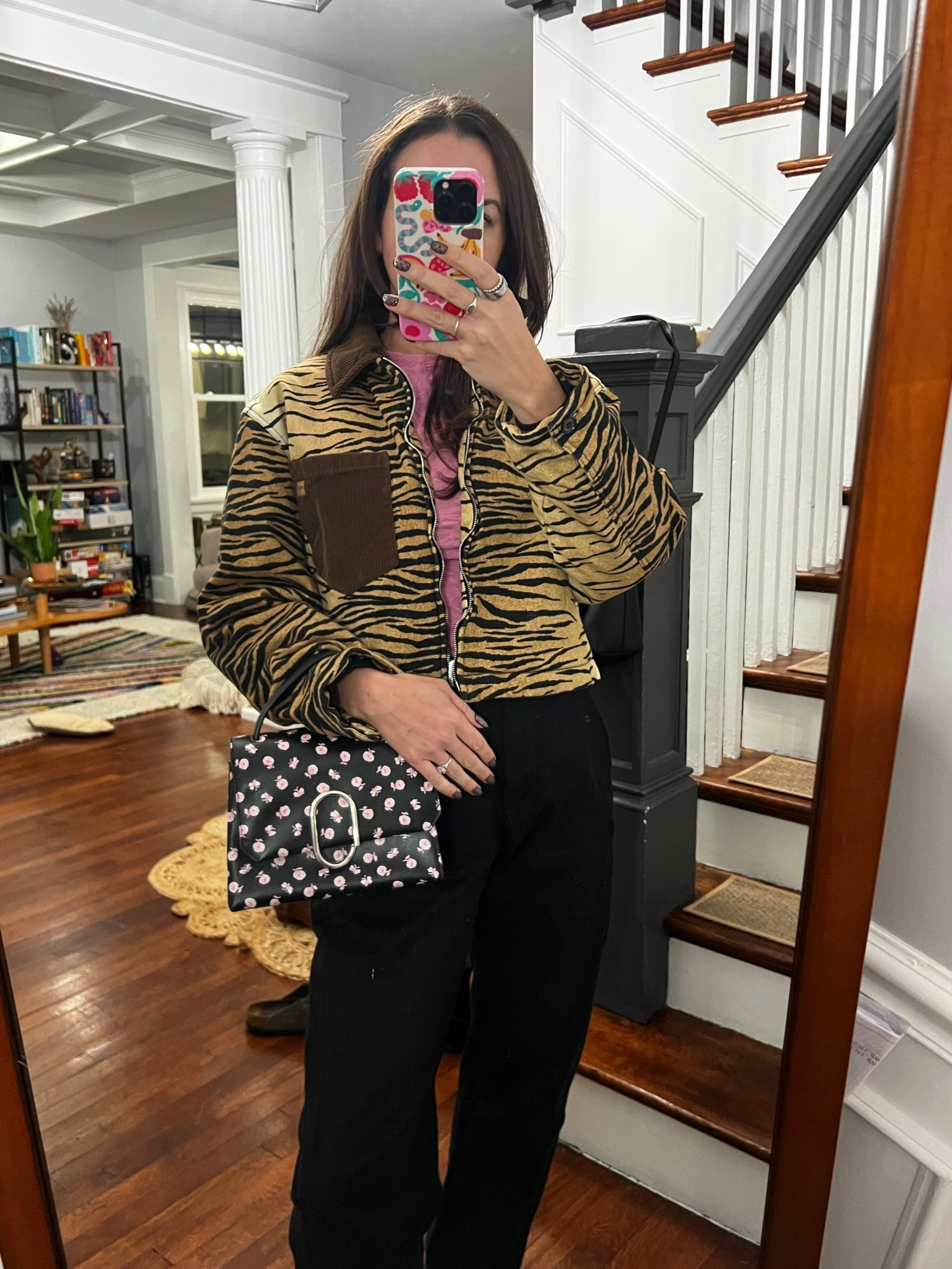Rent the runway. Leopard print. Leopard print jacket. Outerwear. Printed bag. Casual fall.

#LTKSaleAlert #LTKootd #LTKFindsUnder50