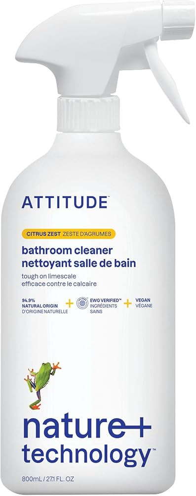 ATTITUDE Bathroom Cleaner, EWG Verified, Plant- and Mineral-Based Ingredients, Vegan and Cruelty-... | Amazon (US)