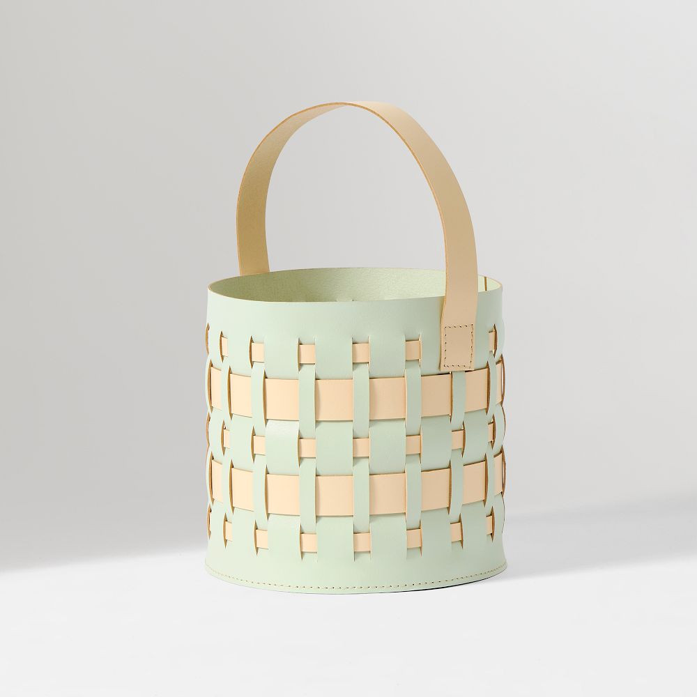 Easter Recycled Vegan Leather Basket | West Elm (US)