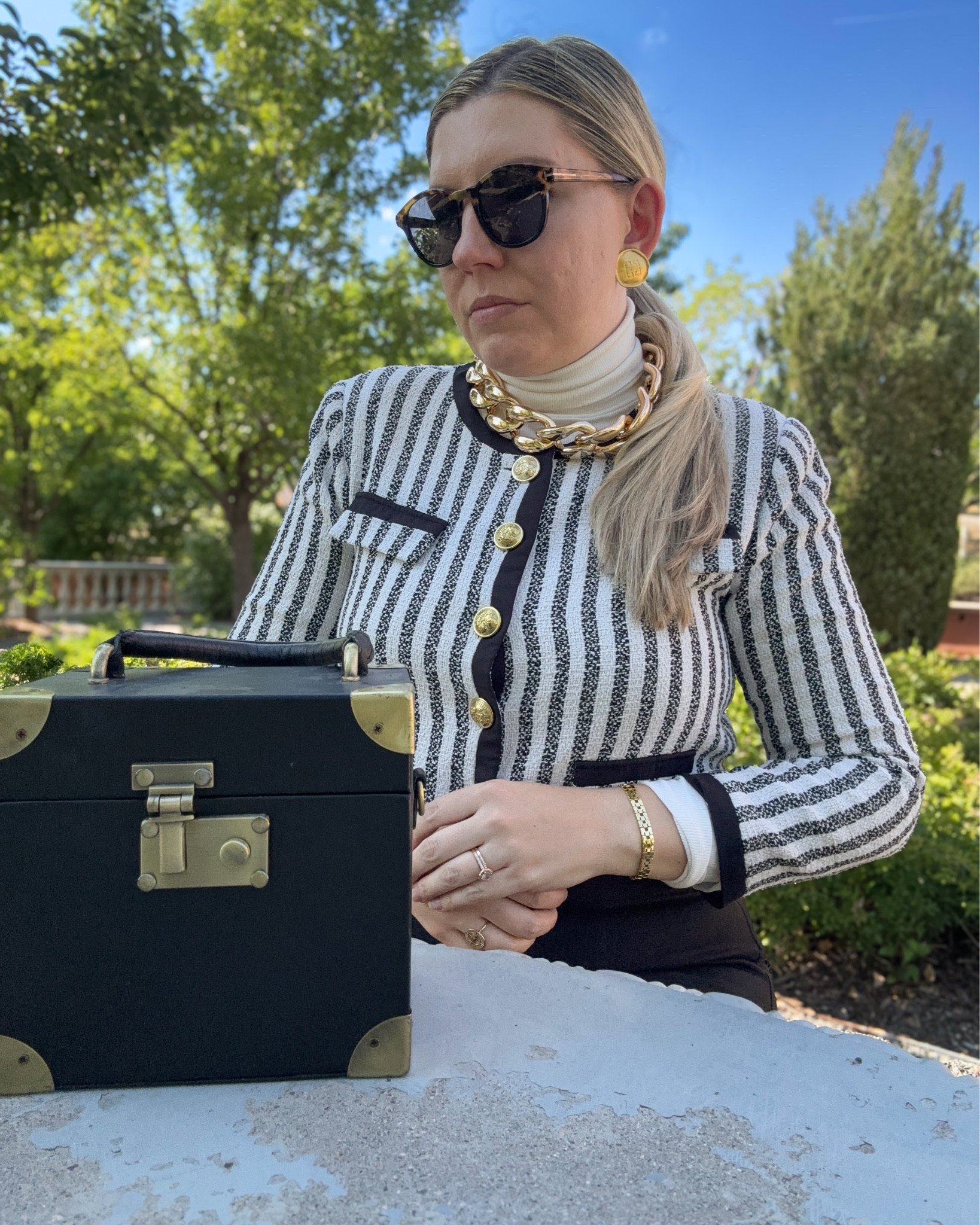 The accessories might be my favorite part of this entire capsule. This time around, I went with a mix of timeless, heritage-inspired pieces and more playful picks that still feel luxe & polished to me.

I think this series really shows how important it is to stay true to your own aesthetic. I could’ve easily gone for understated, modern “quiet luxury” pieces - and that could’ve been great - but that’s just not what I’m loving right now. Instead, I leaned into the bold yet classic pieces that I think bring these types of looks to life. 

You can shop many of these accessories and pieces similar to them over on my LTK, all rounded up for this capsule!

#LTKStyleTip #LTKItBag #LTKSeasonal