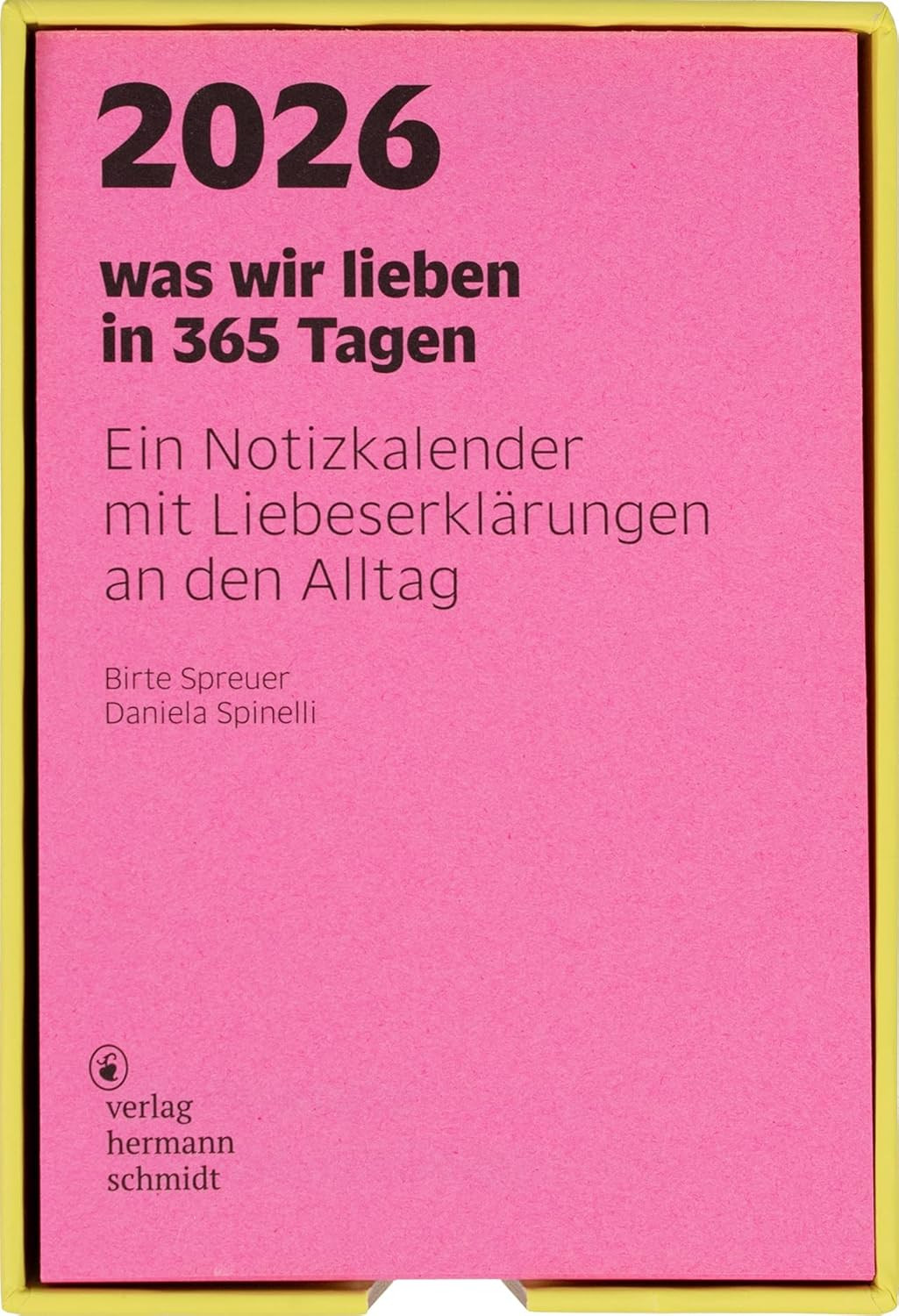 was wir lieben: in 365 Tagen: Ein Notizkalender für 2026 mit Liebeserklärungen an den Alltag | Amazon (DE)