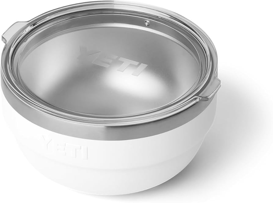 YETI Rambler Bowl, Vacuum Insulated, Stackable and Nestable Stainless Steel Bowl with Lid, 1 Quar... | Amazon (US)