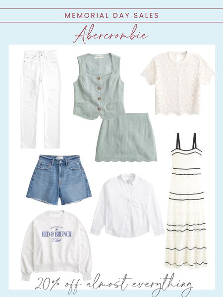 Shop today is memorial day sales with Abercrombie! Almost 20% off everything


#LTKSaleAlert #LTKSeasonal