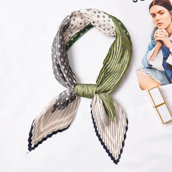 Bandana hair scarf Lightweight silk scarf for women Fashion | Etsy | Etsy (US)