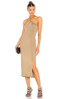 Michael Costello x REVOLVE Acerra Dress in Gold from Revolve.com | Revolve Clothing (Global)