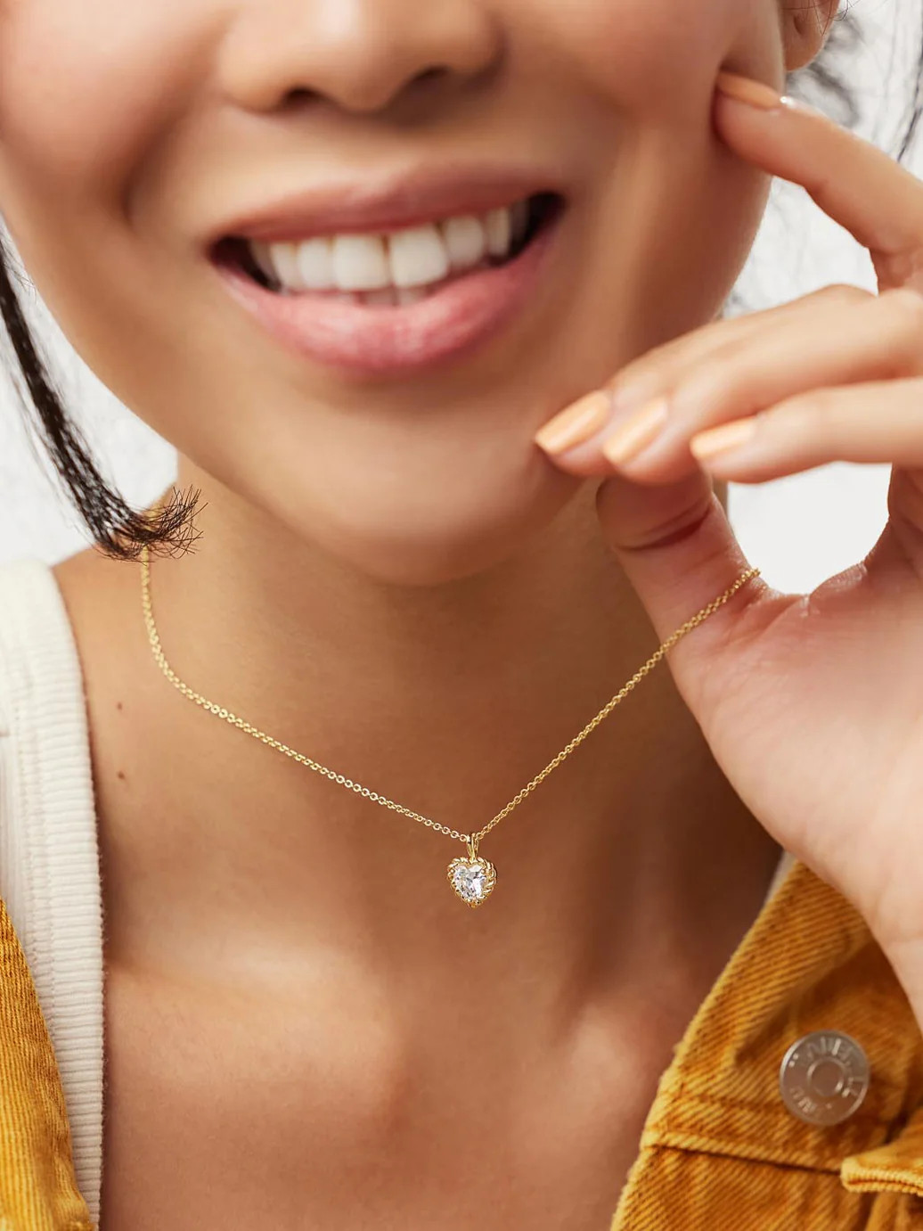 Gold Heart Necklace - Tracy | Ana Luisa