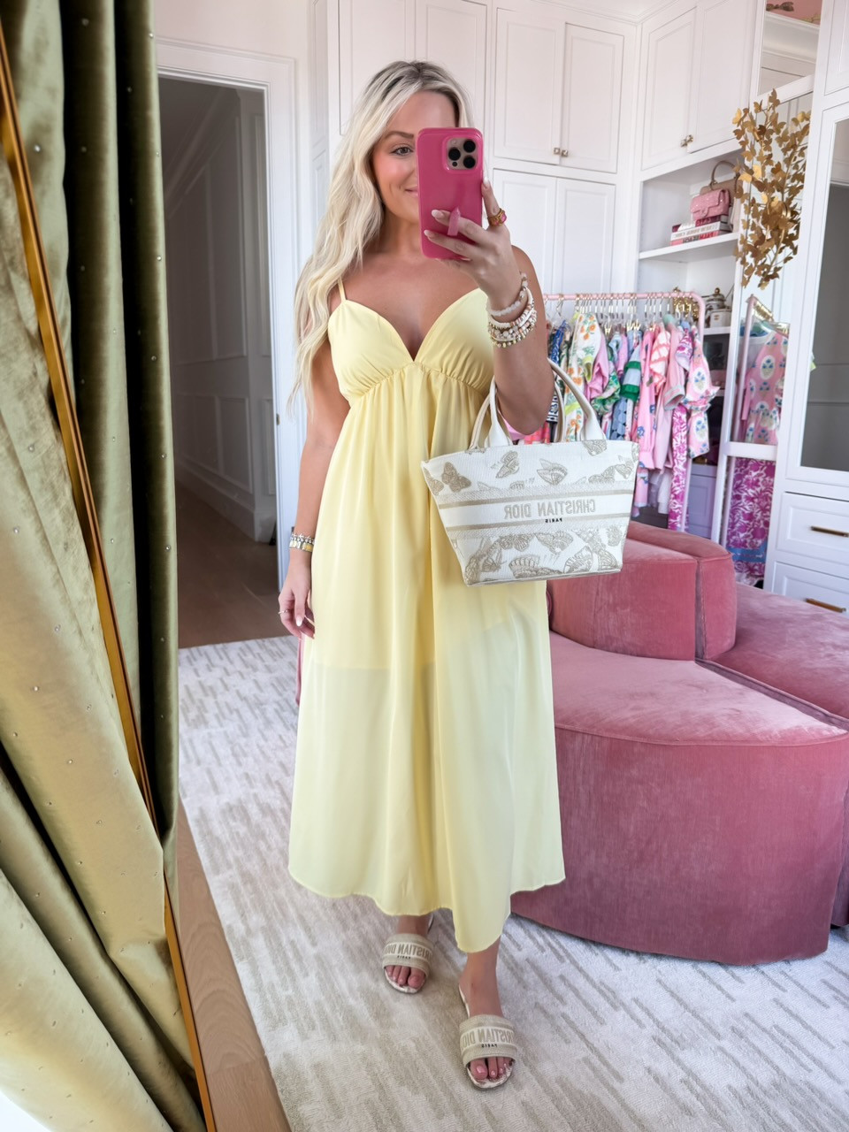 The prettiest yellow maxi 

#LTKgrwm #LTKootd