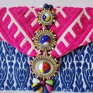 Steve Madden Bzada Multi-color Crossbody Clutch Bag Pink Yellow Blue | Poshmark