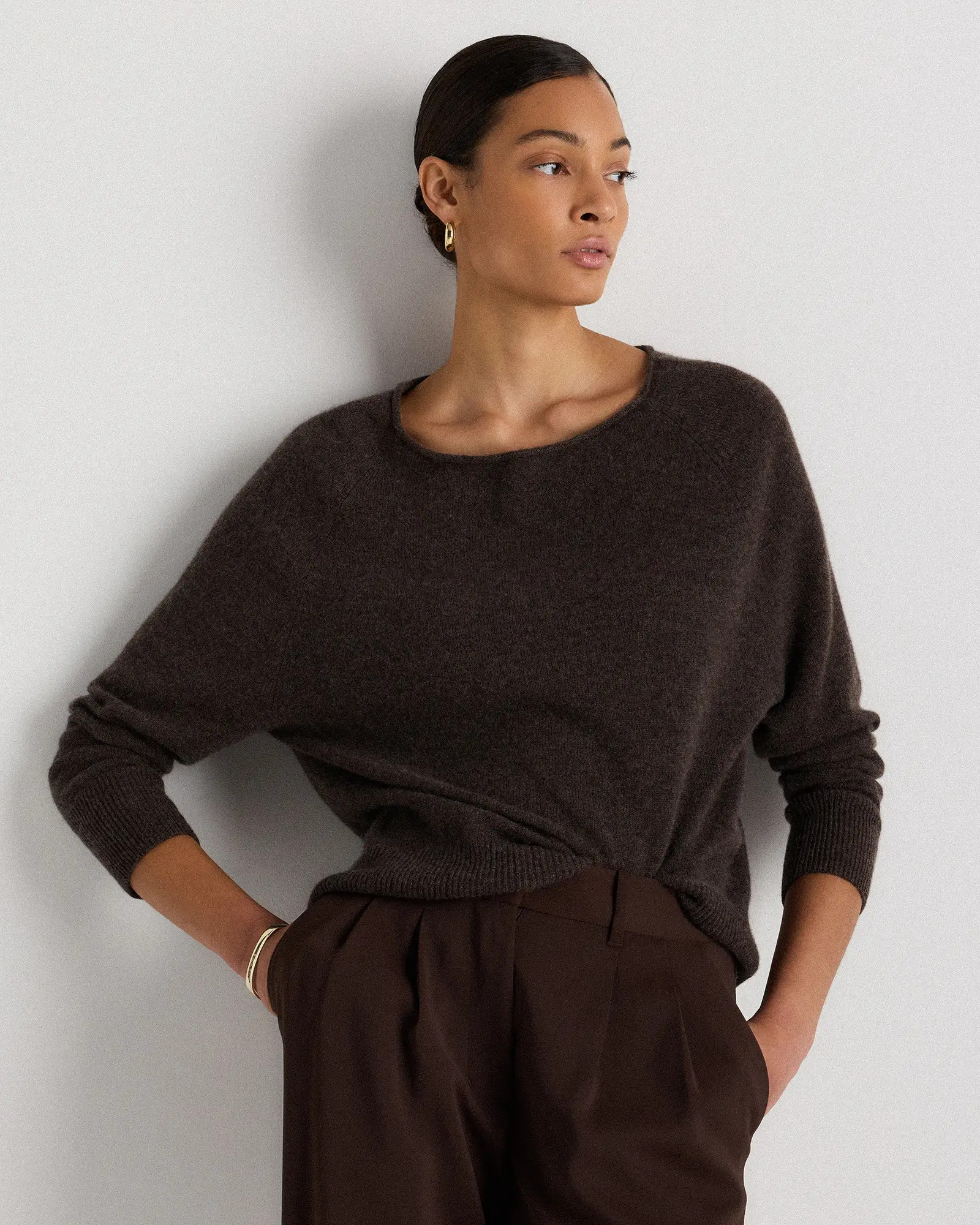 Mongolian Cashmere Boatneck Sweater | Quince