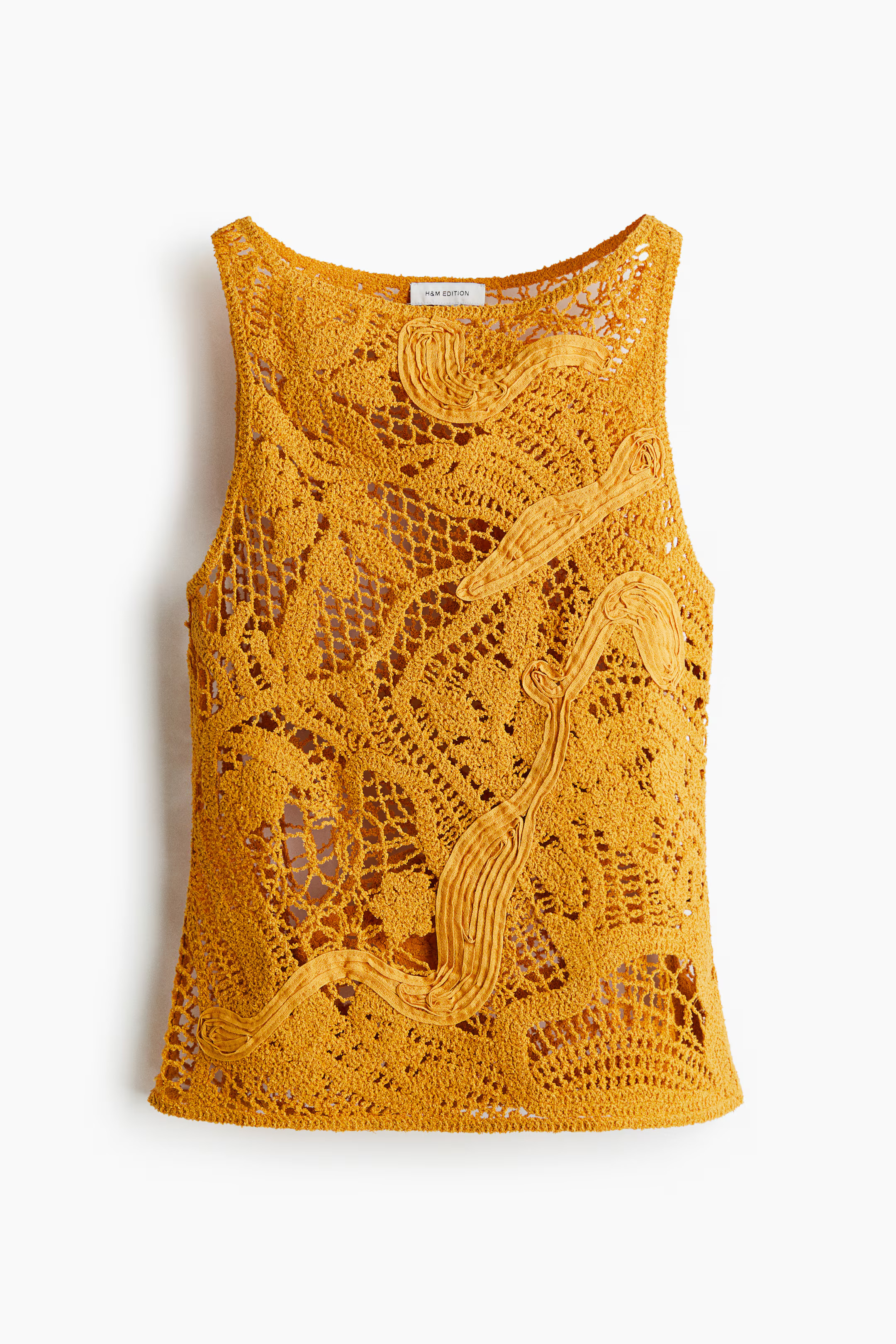 Top sin mangas efecto crochet | H&M (FR, IT, ES, PT, BE)