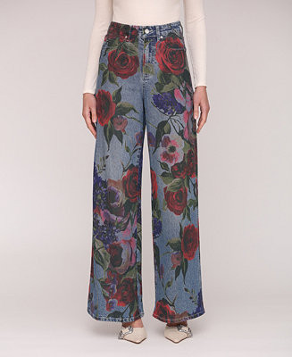 Women's High-Rise Wide-Leg Jeans | Macy's