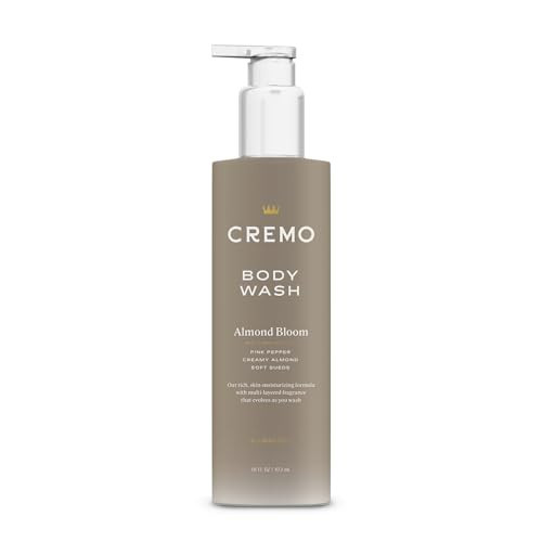 Cremo Skin Moisturizing Almond Bloom Women's Body Wash, Notes of Spicy Pink Pepper, Creamy Almond, and Soft Suede, 16 Fl Oz | Amazon (US)